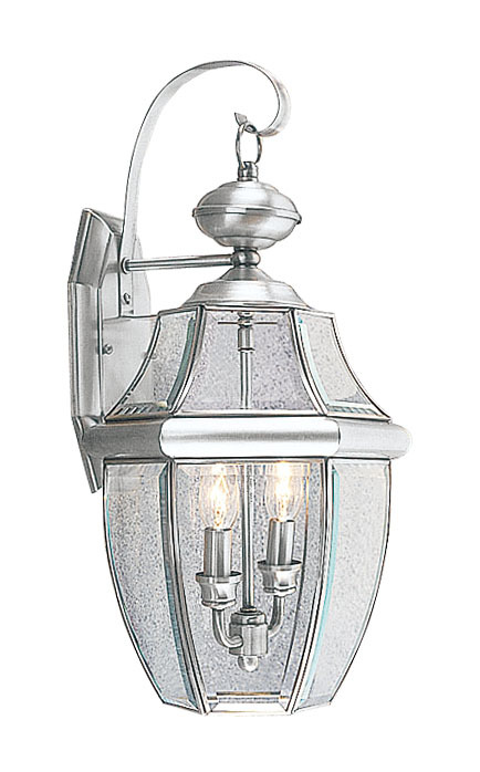 2 Light BN Outdoor Wall Lantern