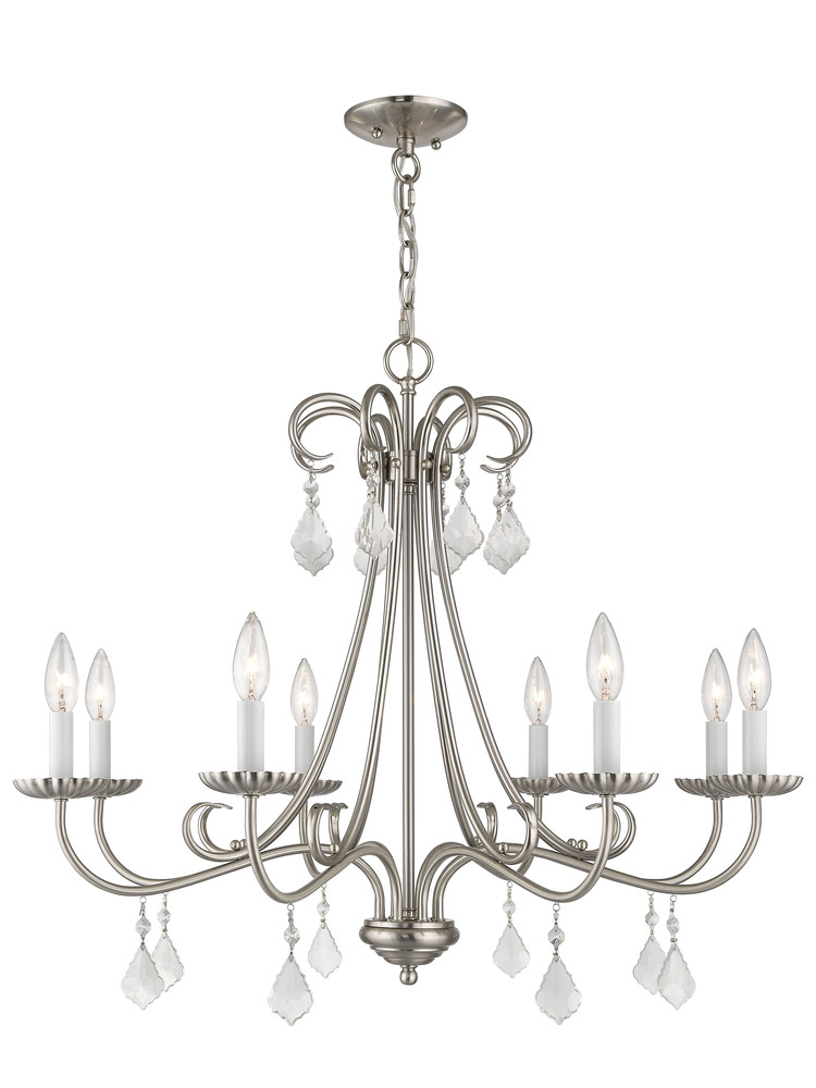 8 Lt BN Chandelier