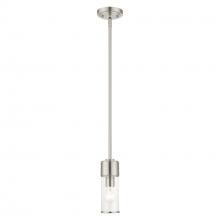 Livex Lighting 17140-91 - 1 Light Brushed Nickel Mini Pendant