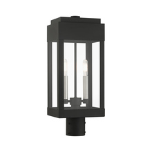 Livex Lighting 21236-04 - 2 Lt Black   Outdoor Post Top Lantern