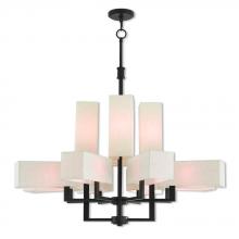  42669-07 - 12 Lt BZ Foyer Chandelier