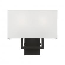 Livex Lighting 50990-04 - 2 Light Black ADA Sconce