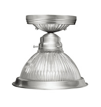 Livex Lighting 6006-91 - 1 Light Brushed Nickel Ceiling Mount