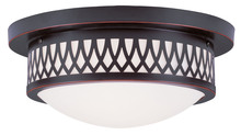 Livex Lighting 7352-67 - 2 Light Olde Bronze Ceiling Mount