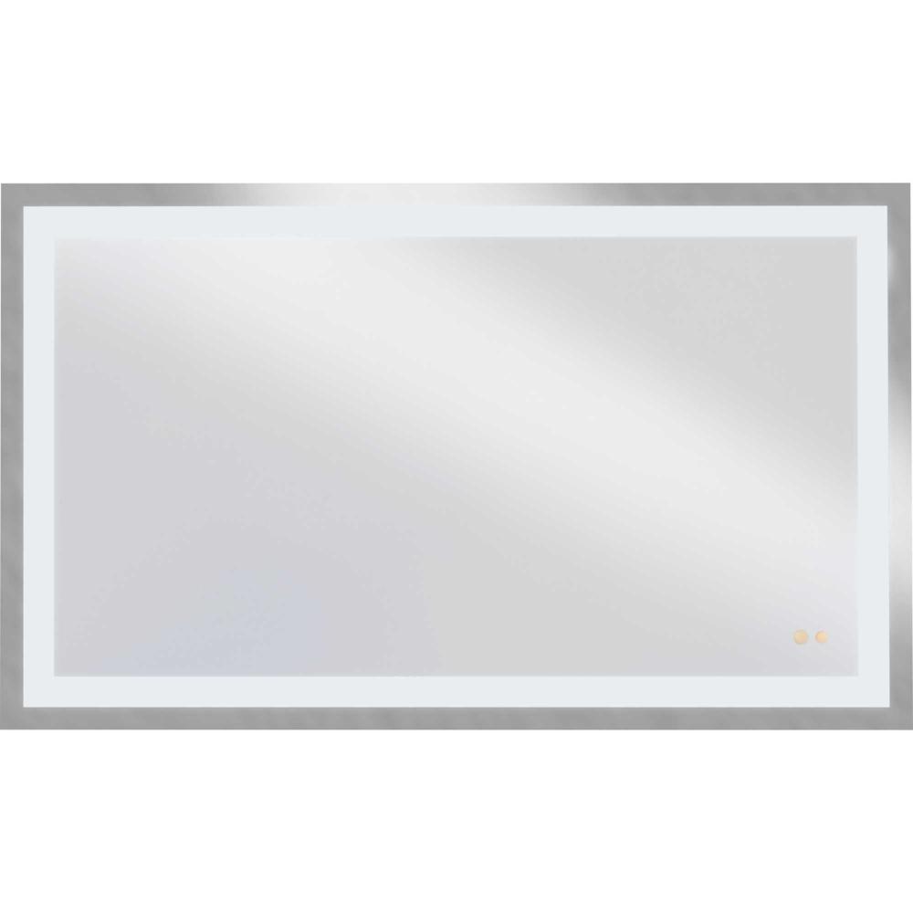 Captarent Collection 60 in. x 36 in. Rectangular Illuminated Integrated LED White Color Selectable M