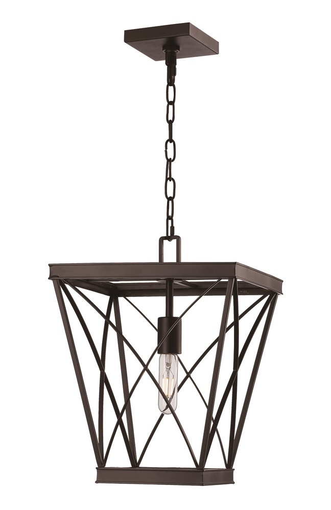 Legacy 1-Light Inverted Cage Pendant