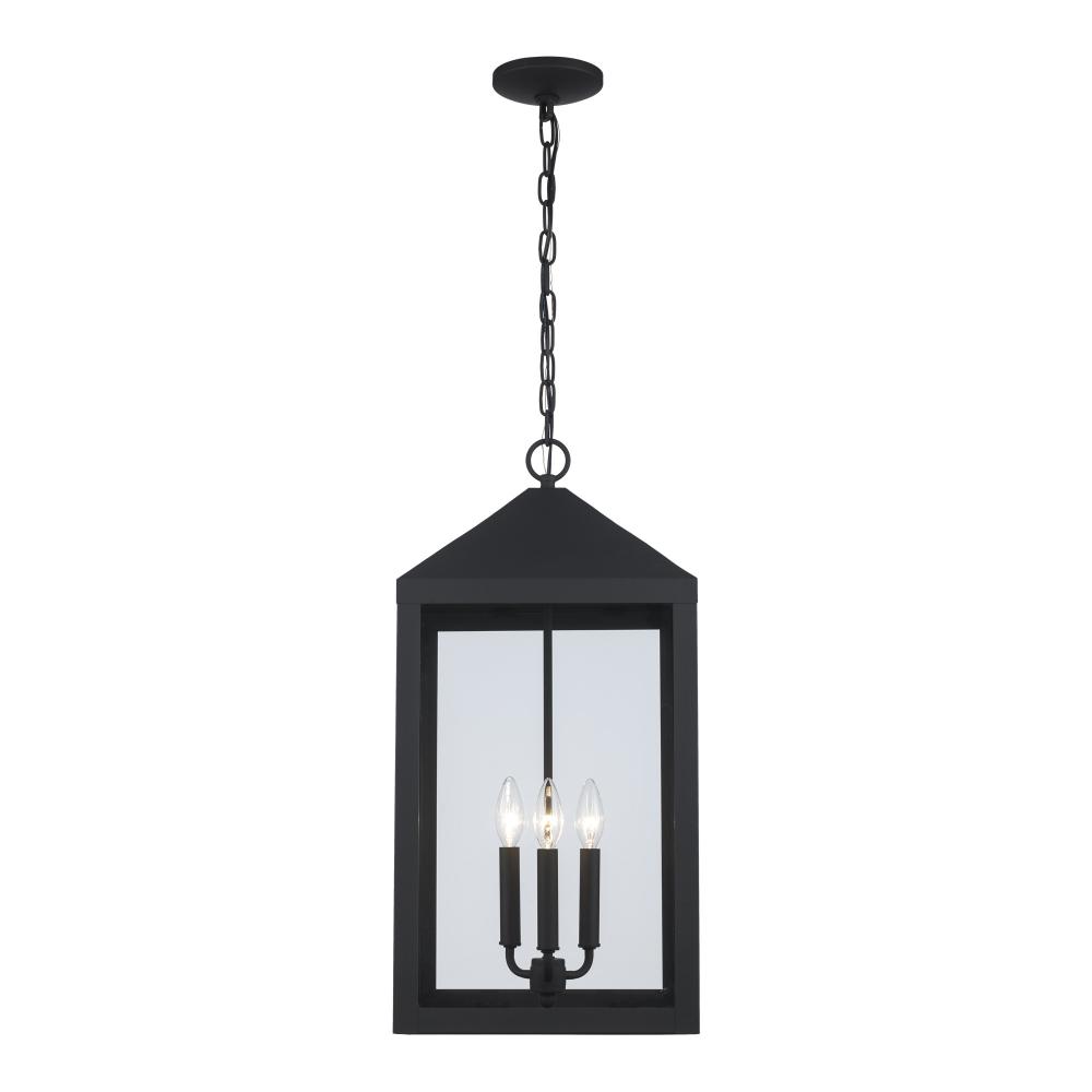 Tempest Outdoor Hanging Lights Black