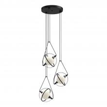 Kuzco Lighting Inc CH76718-BK - Aries 18-in Black LED Chandeliers