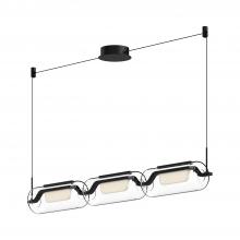 Kuzco Lighting Inc LP28543-BK - Hilo 43-in Black LED Linear Pendant