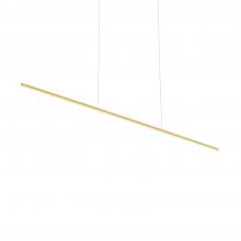 Kuzco Lighting Inc LP18260-BG - Vega Minor 60-in Brushed Gold LED Linear Pendant