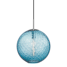 Hudson Valley 2015-PC-BL - 1 LIGHT PENDANT-BLUE GLASS