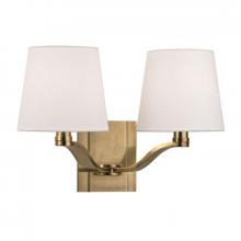 Hudson Valley 2462-AGB - 2 LIGHT WALL SCONCE