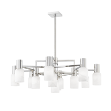 Hudson Valley 4237-PN - 12 LIGHT CHANDELIER