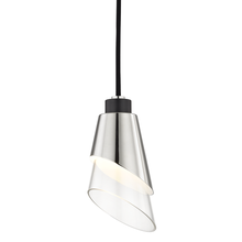 Mitzi by Hudson Valley Lighting H130701-PN/BK - Angie Pendant