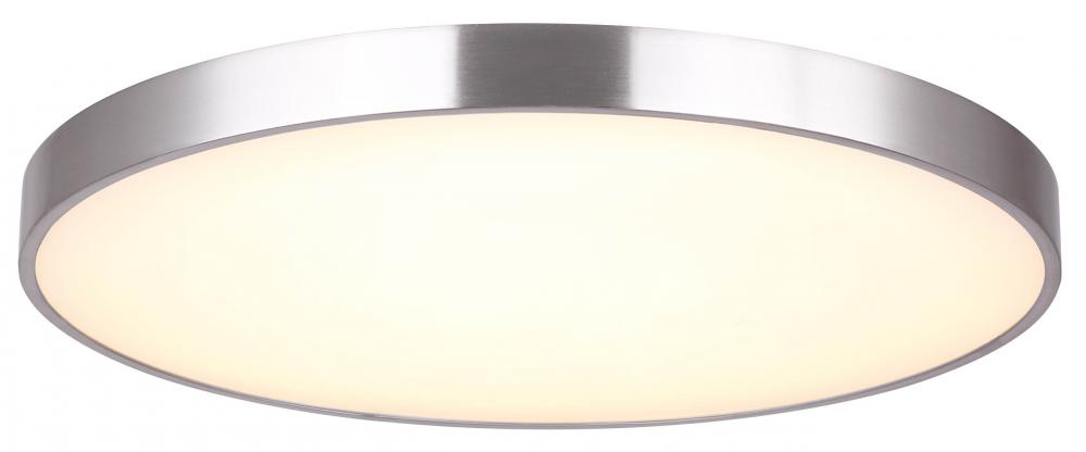 LENOX, LFM230A18BN -G-, 17.75inch LED Flush Mount, Acrylic, 27W LED (Integrated), Dimmable, 2300Lume