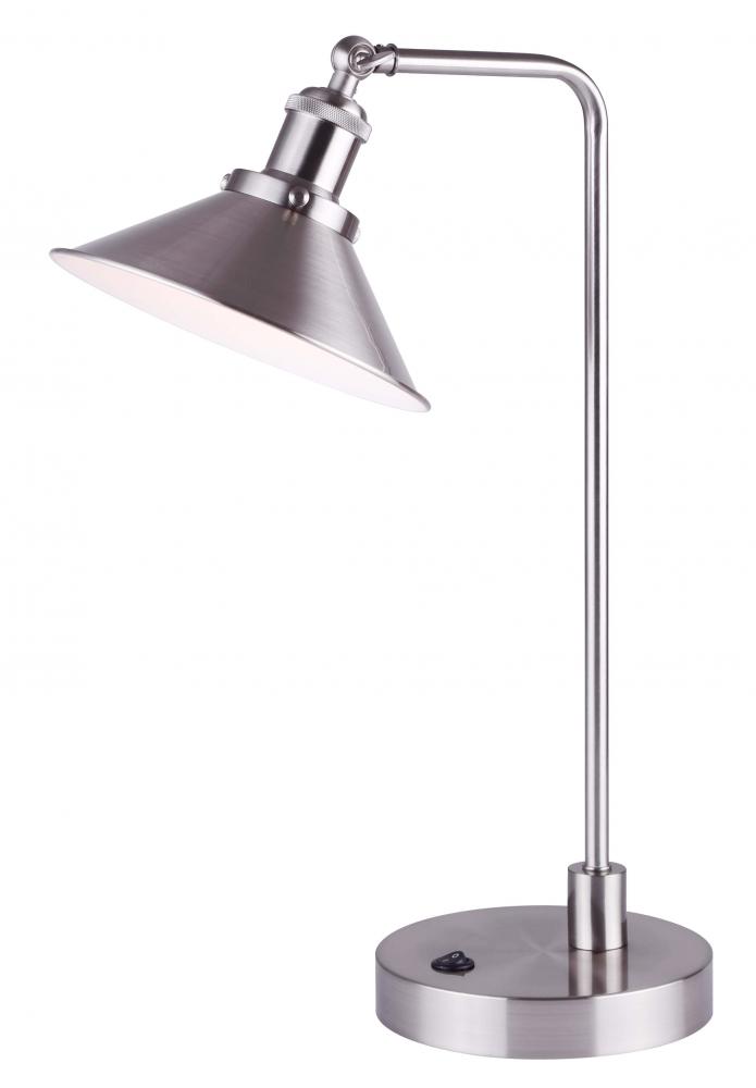 TALLY Brushed Nickel Table Lamp