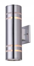 Canarm IOL256BN - Tay, 2 Lt Outdoor Down Light, Stainless Steel, Glass Diffusers on Top and Bottom, 60W Type A