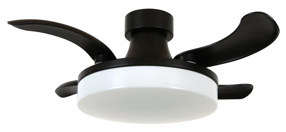 Fanaway Orbit 36-inch Matte Black Ceiling Fan with Light