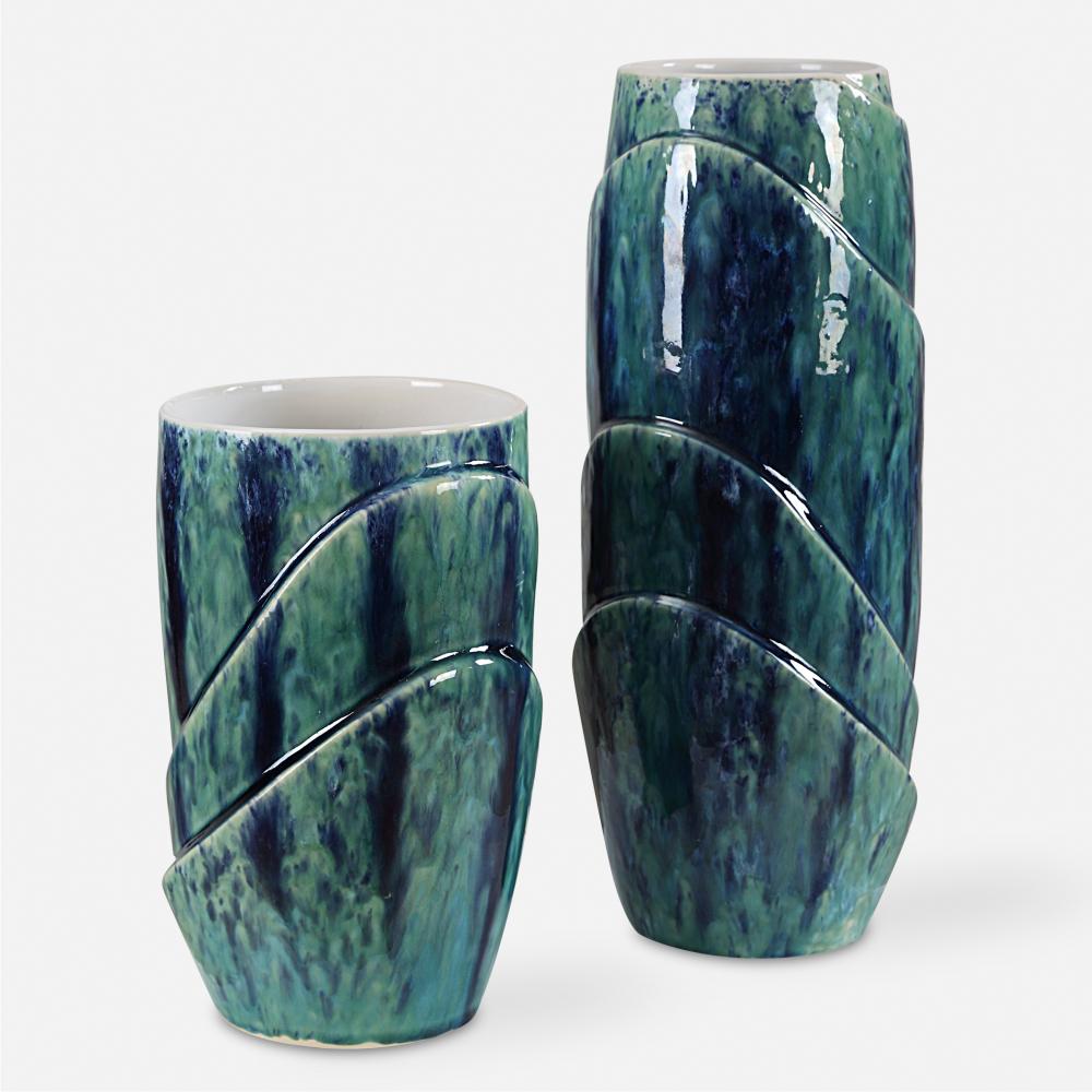 Uttermost Tranquil Duo, Vases, S/2