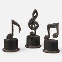 Uttermost 19280 - Uttermost Music Notes Metal Figurines, Set/3