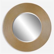Uttermost 09801 - Uttermost Archer Gold Wire Round Mirror