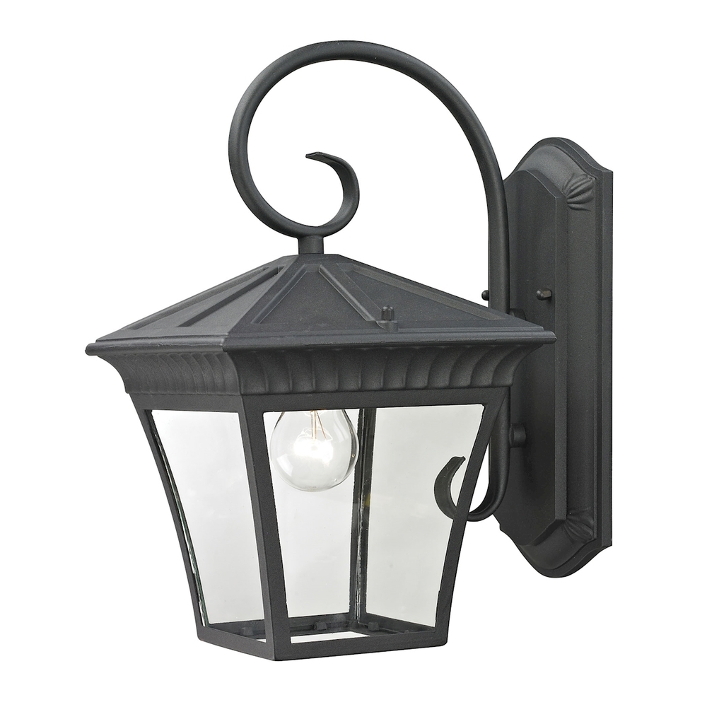 Thomas - Ridgewood 15'' High 1-Light Outdoor Sconce - Matte Textured Black