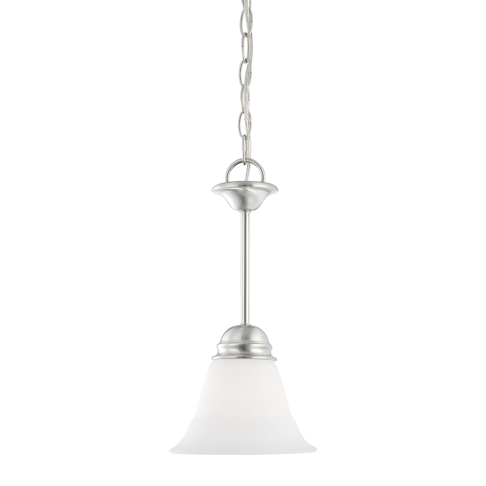 Thomas - Bella 7.25'' Wide 1-Light Mini Pendant - Brushed Nickel