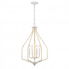 ELK Home 52276/4 - Breezeway 17.75'' Wide 4-Light Pendant - White Coral